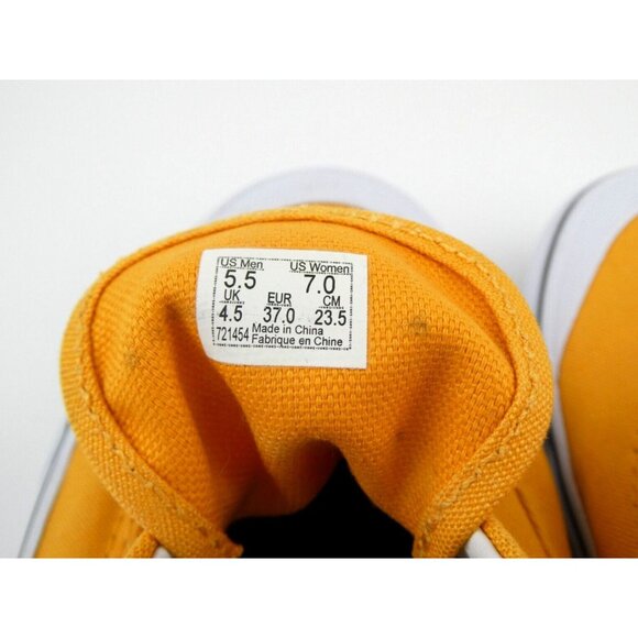 Vans Orange Sneakers Women's Size 7; Men's Size 5.5 - Picture 11 of 11